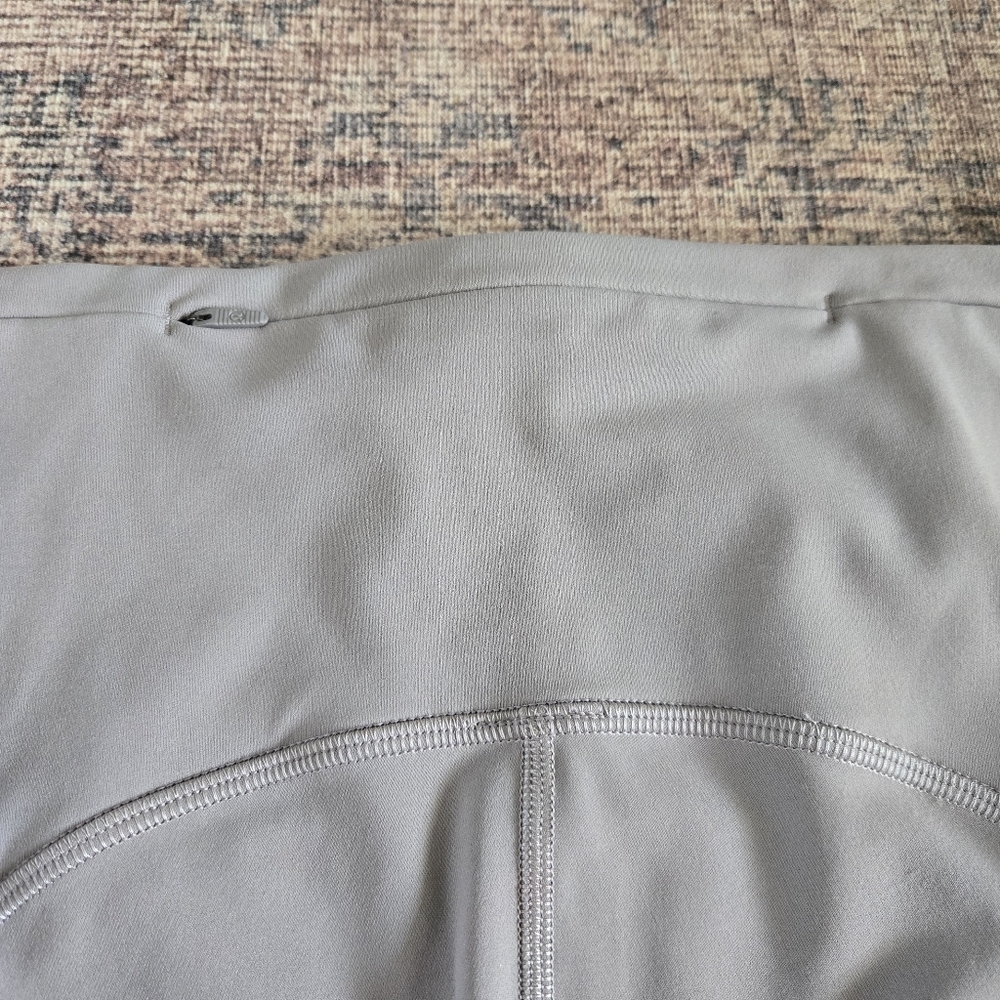 Lululemon Swift Speed High-Rise Tight 28" Leggings Brushed Luxtreme Gull Grey 6 - Picture 10 of 11